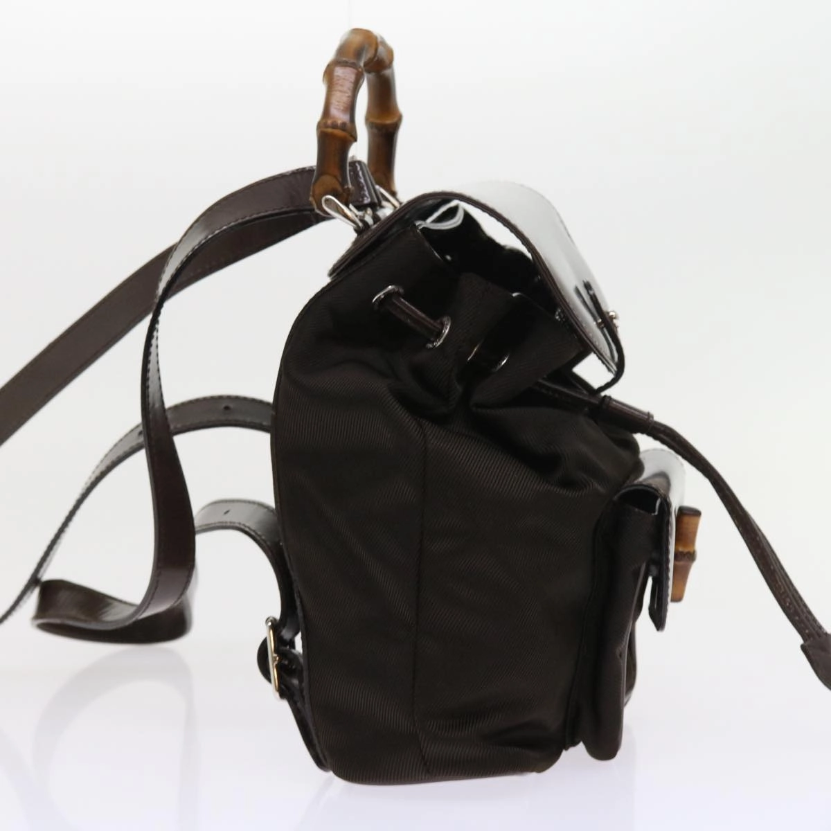 GUCCI Bamboo Backpack Canvas Brown 003 1998 0030  ep1946