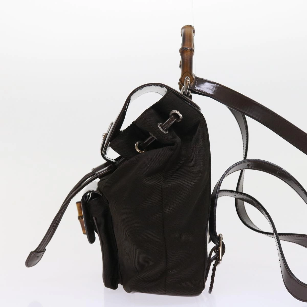 GUCCI Bamboo Backpack Canvas Brown 003 1998 0030  ep1946