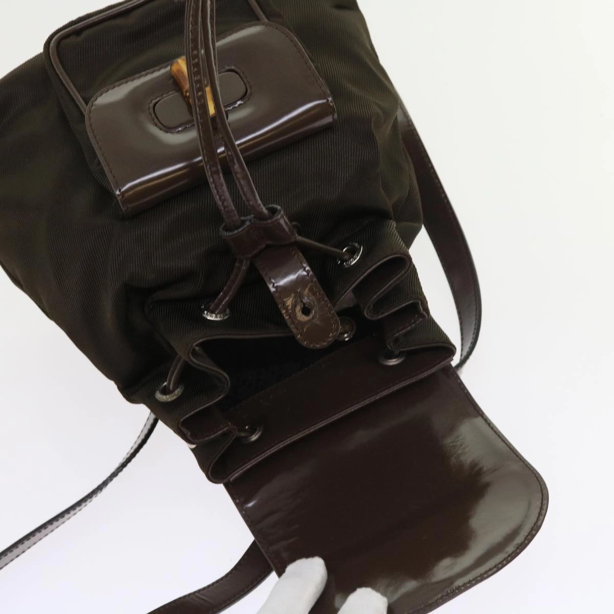 GUCCI Bamboo Backpack Canvas Brown 003 1998 0030  ep1946