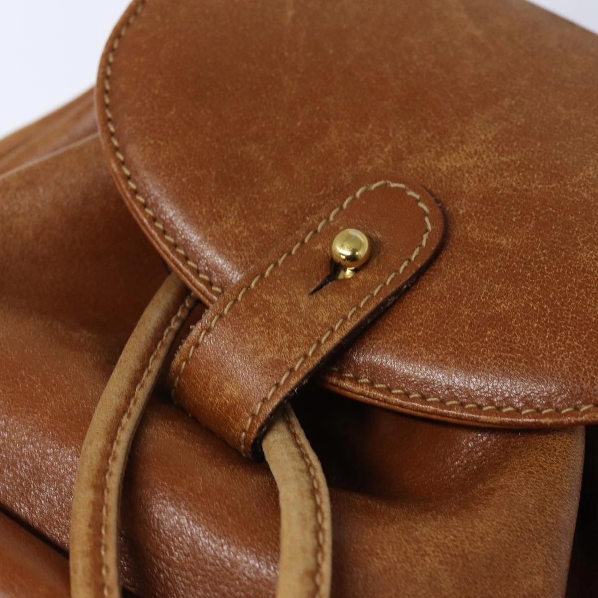GUCCI Bamboo Backpack Leather Brown 003 1705 0030  80071