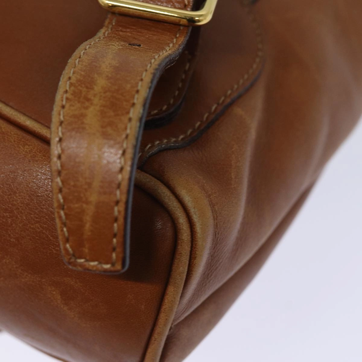GUCCI Bamboo Backpack Leather Brown 003 1705 0030  80071