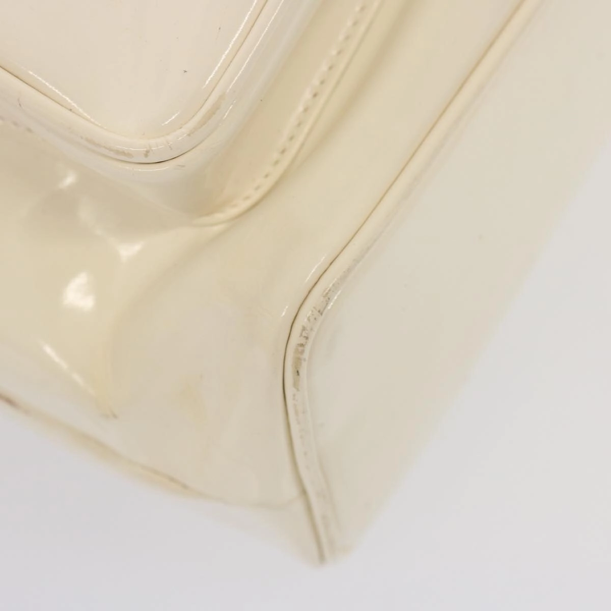 GUCCI Bamboo Backpack Patent leather White 003 2058 0016 5  75834