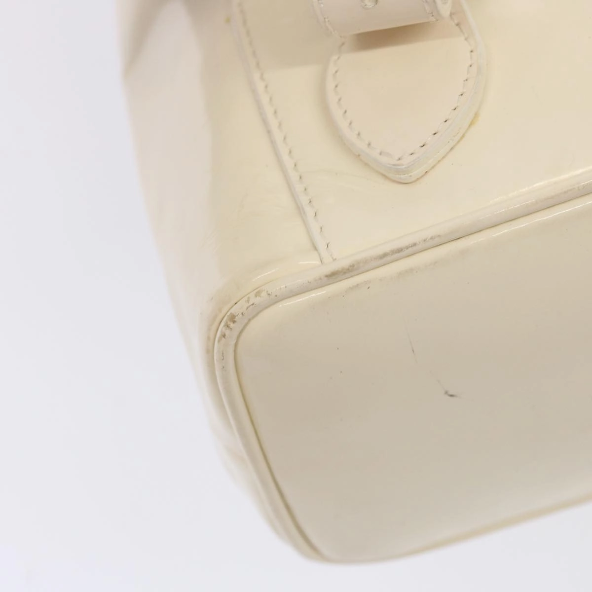 GUCCI Bamboo Backpack Patent leather White 003 2058 0016 5  75834