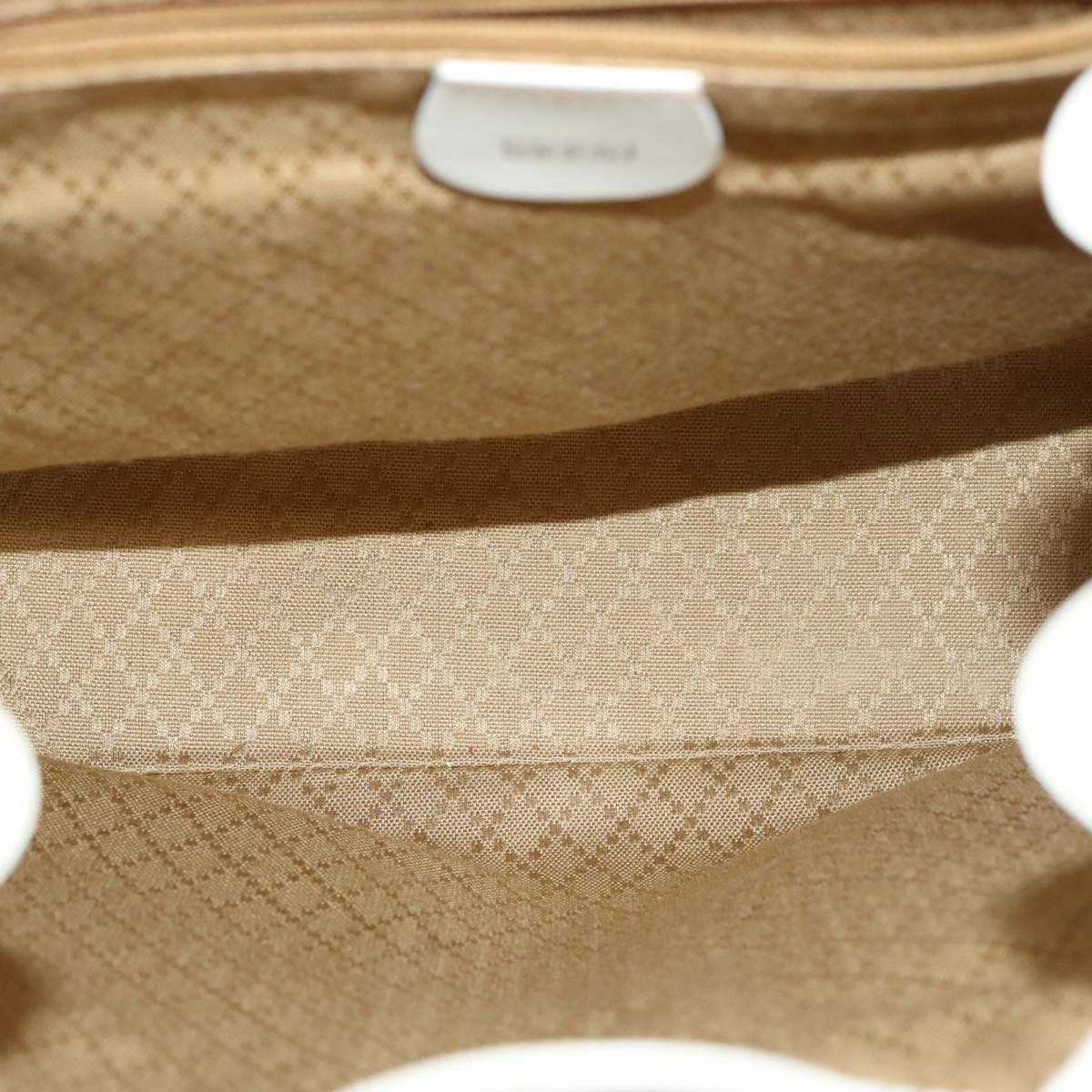 GUCCI Bamboo Backpack Patent leather White 003 2058 0016 5  75834