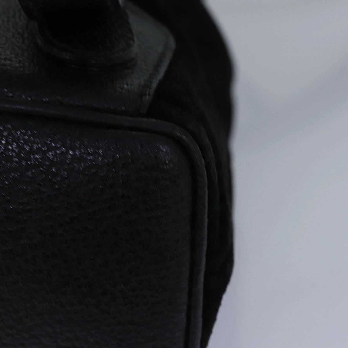 GUCCI Bamboo Backpack Suede Black 003 1956 0030  13819