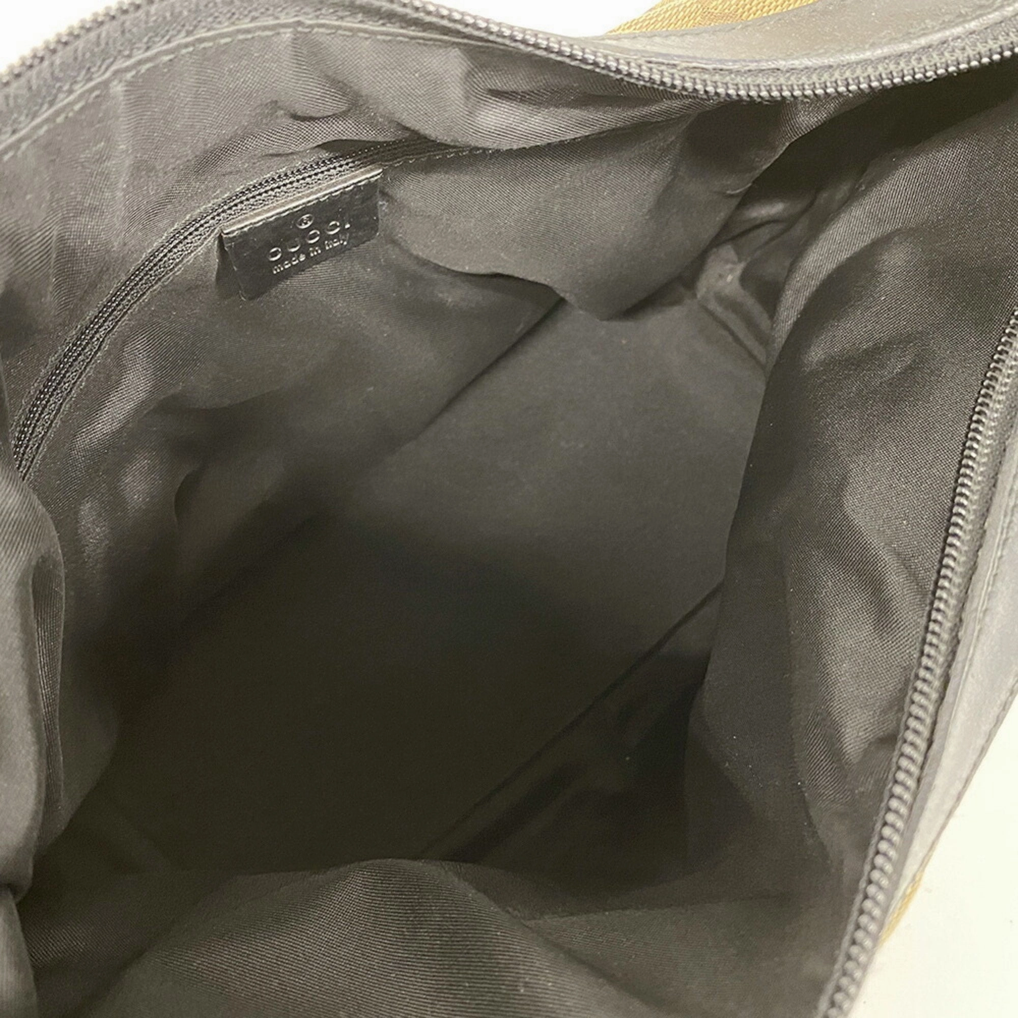 Gucci Bamboo  Canvas Shoulder Bag ()