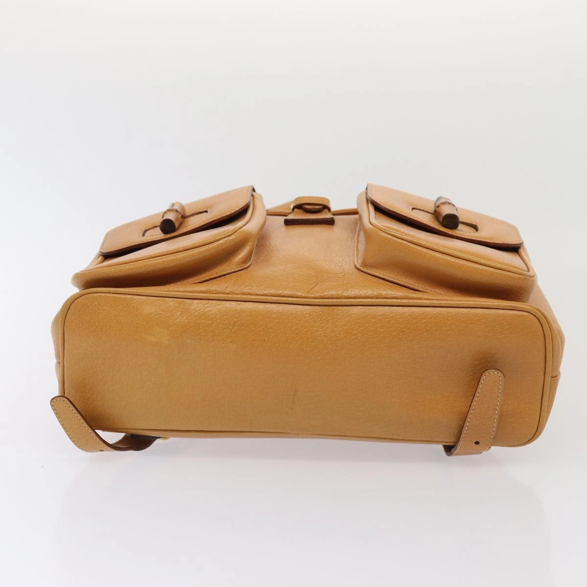 Gucci Bamboo  Leather Backpack Bag ()