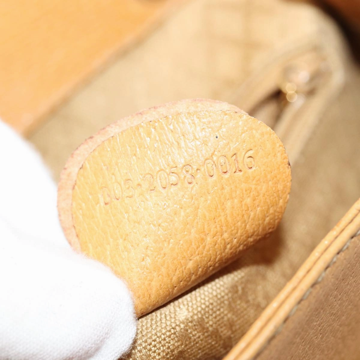 Gucci Bamboo  Leather Backpack Bag ()
