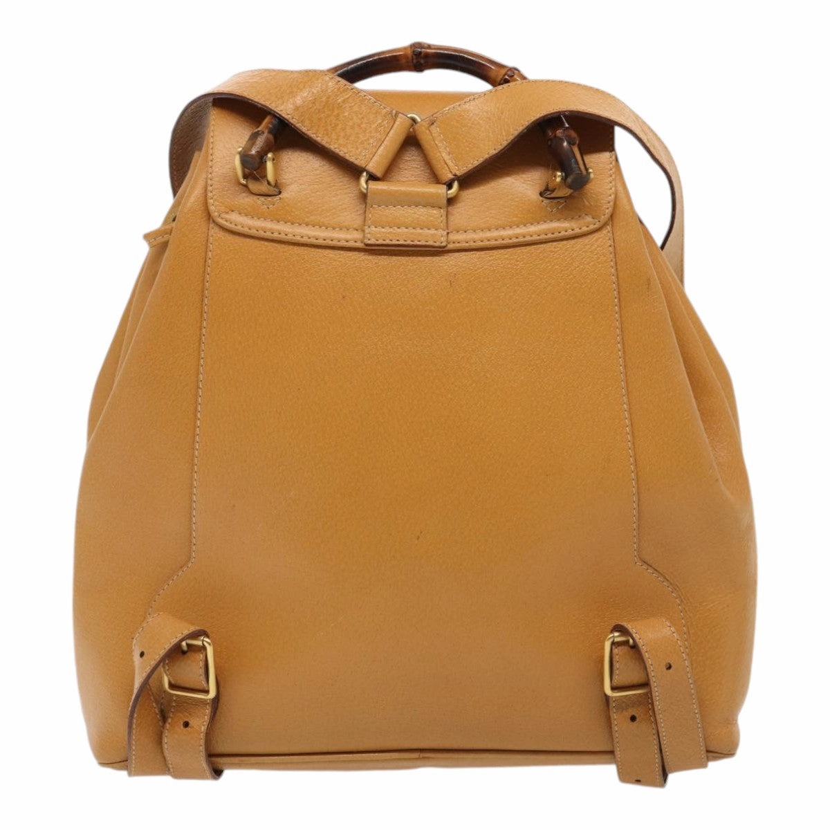Gucci Bamboo  Leather Backpack Bag ()