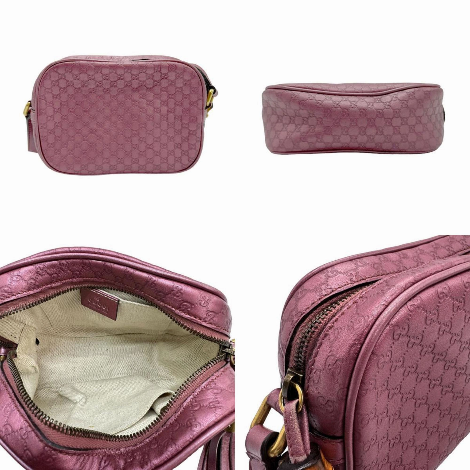 Gucci Bamboo  Leather Shoulder Bag ()