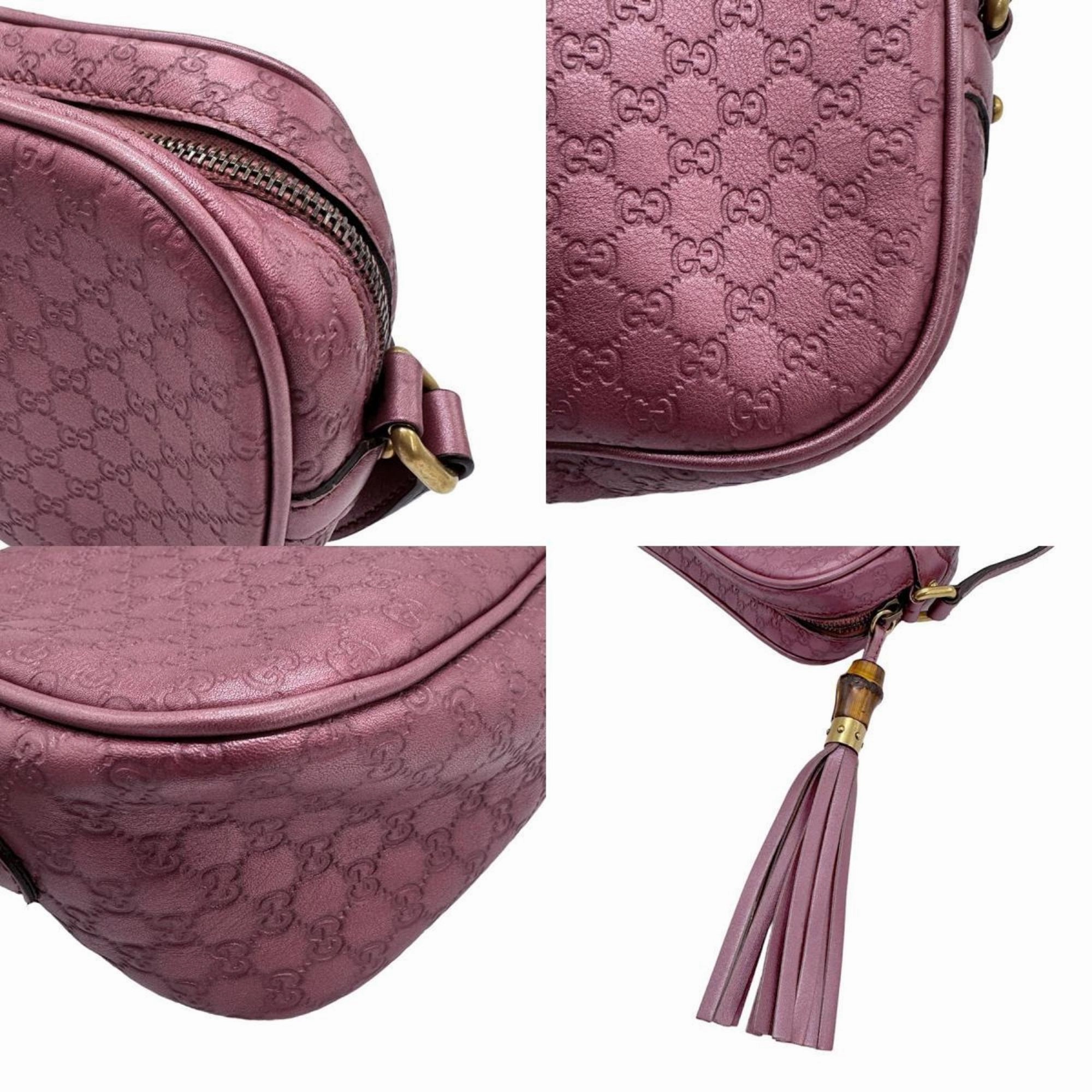 Gucci Bamboo  Leather Shoulder Bag ()
