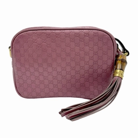 Gucci Bamboo  Leather Shoulder Bag ()