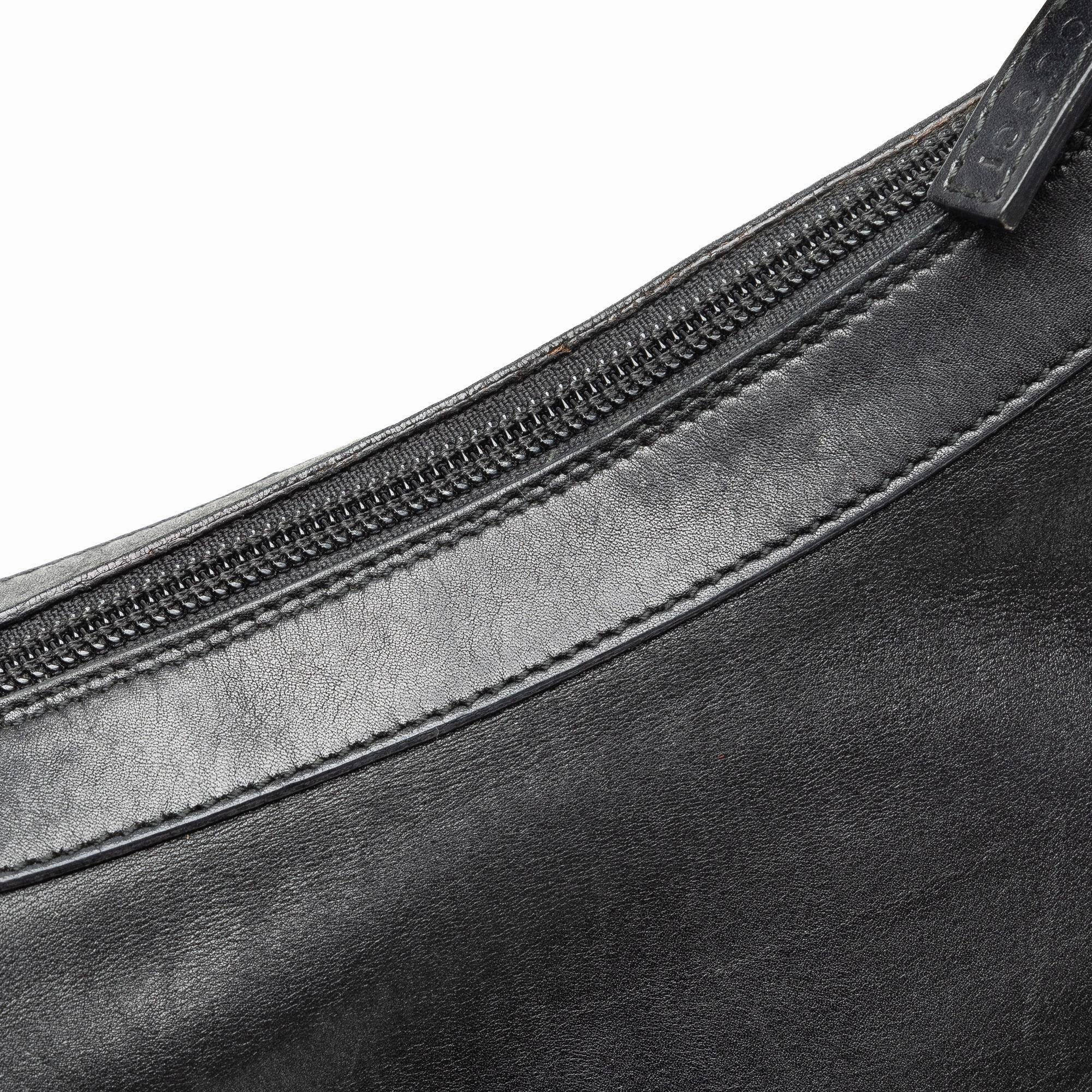 Gucci Bamboo Leather Shoulder Bag (SHG-h3pFCT)