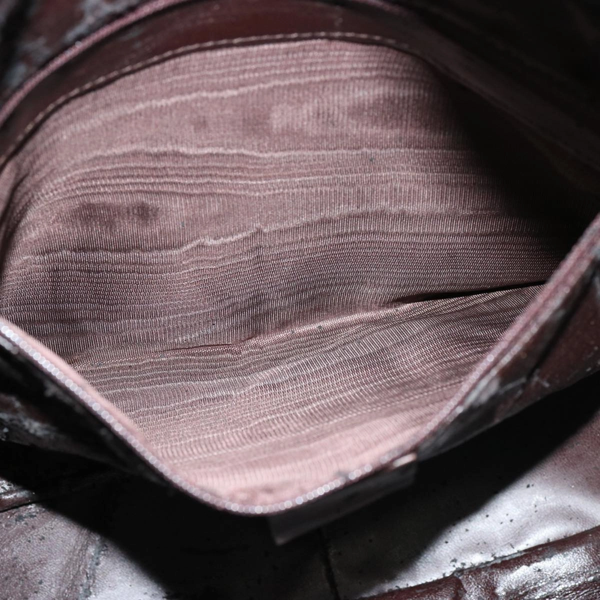 GUCCI Bamboo Shoulder Bag Leather 2way Brown 001 1677 002058  75959
