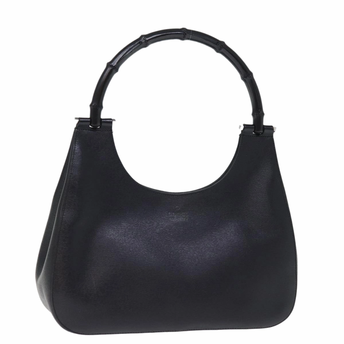 GUCCI Bamboo Shoulder Bag Leather Black 001 3739 3444  ep4344