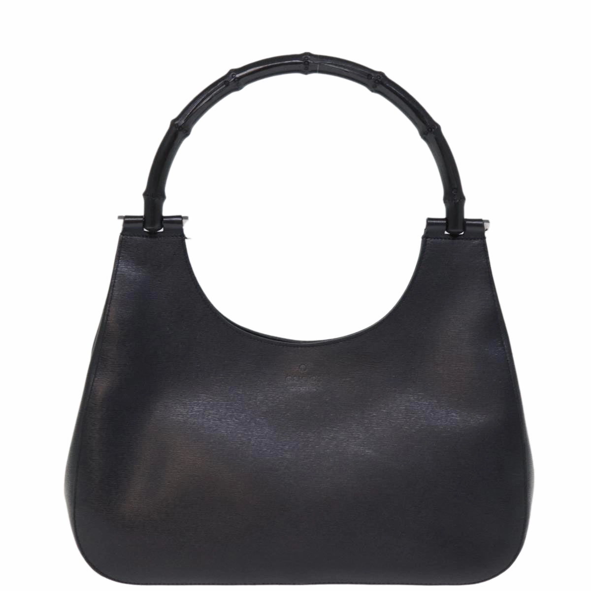 GUCCI Bamboo Shoulder Bag Leather Black 001 3739 3444  ep4344