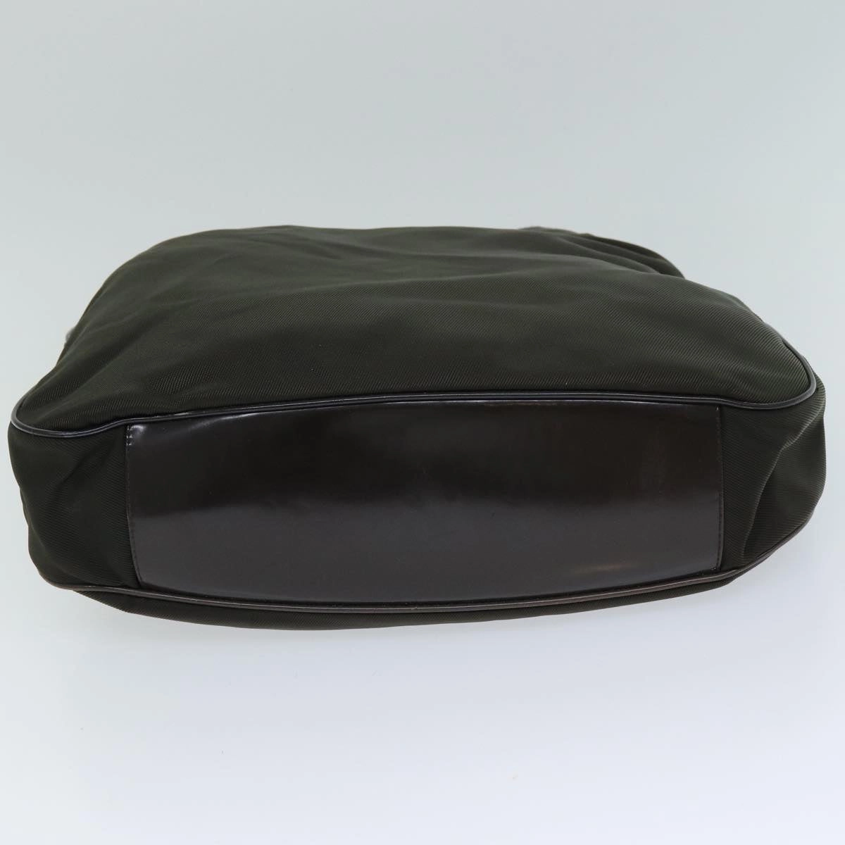 GUCCI Bamboo Shoulder Bag Nylon 2way Khaki 001 2404 1577  77677