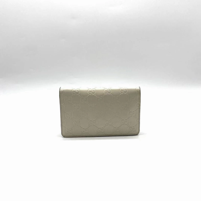 Gucci Beige Cherry GG Leather Crossbody Chain Bag Small