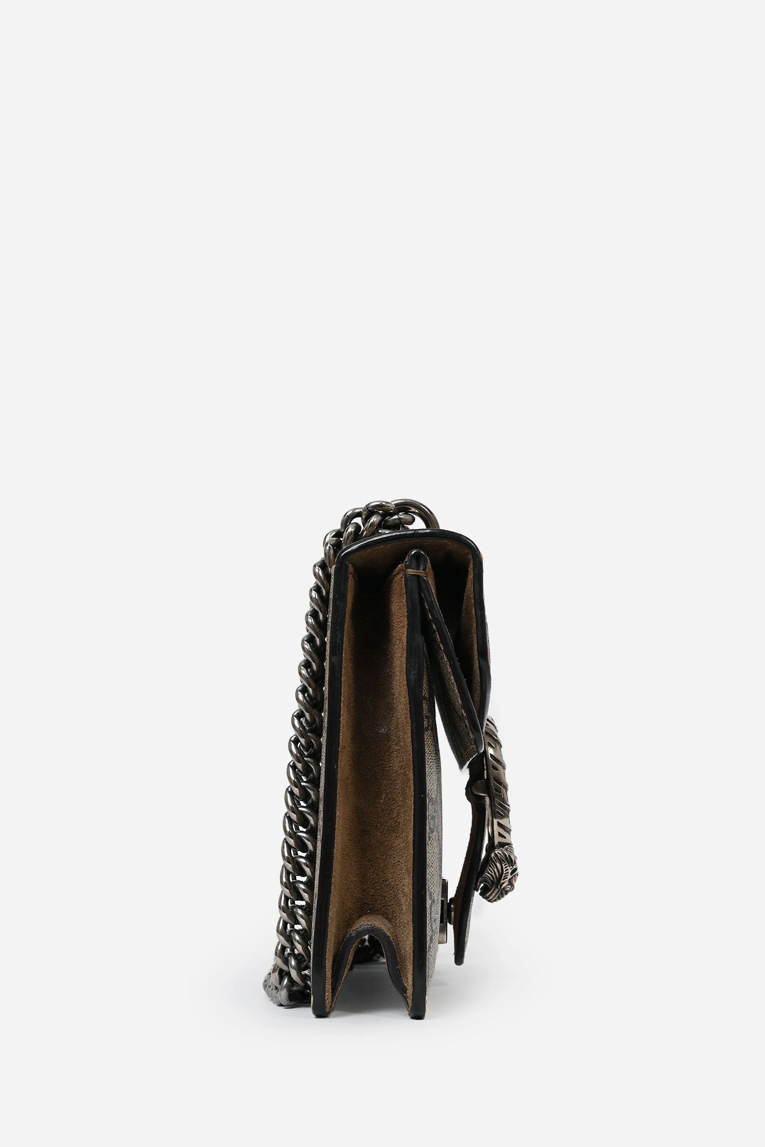 Gucci Beige Coated Canvas Dionysus Shoulder Bag