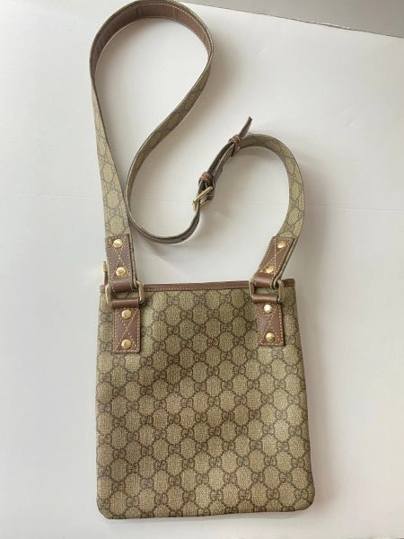 Gucci Bicolor GG Messenger Crossbody Bag