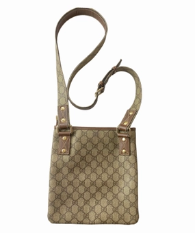 Gucci Bicolor GG Messenger Crossbody Bag