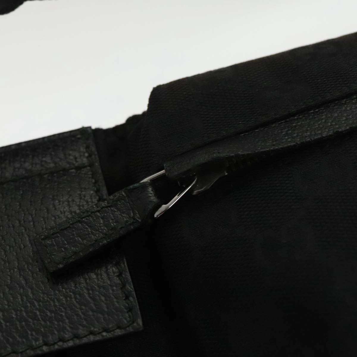 Gucci Black Canvas Shoulder Bag ()