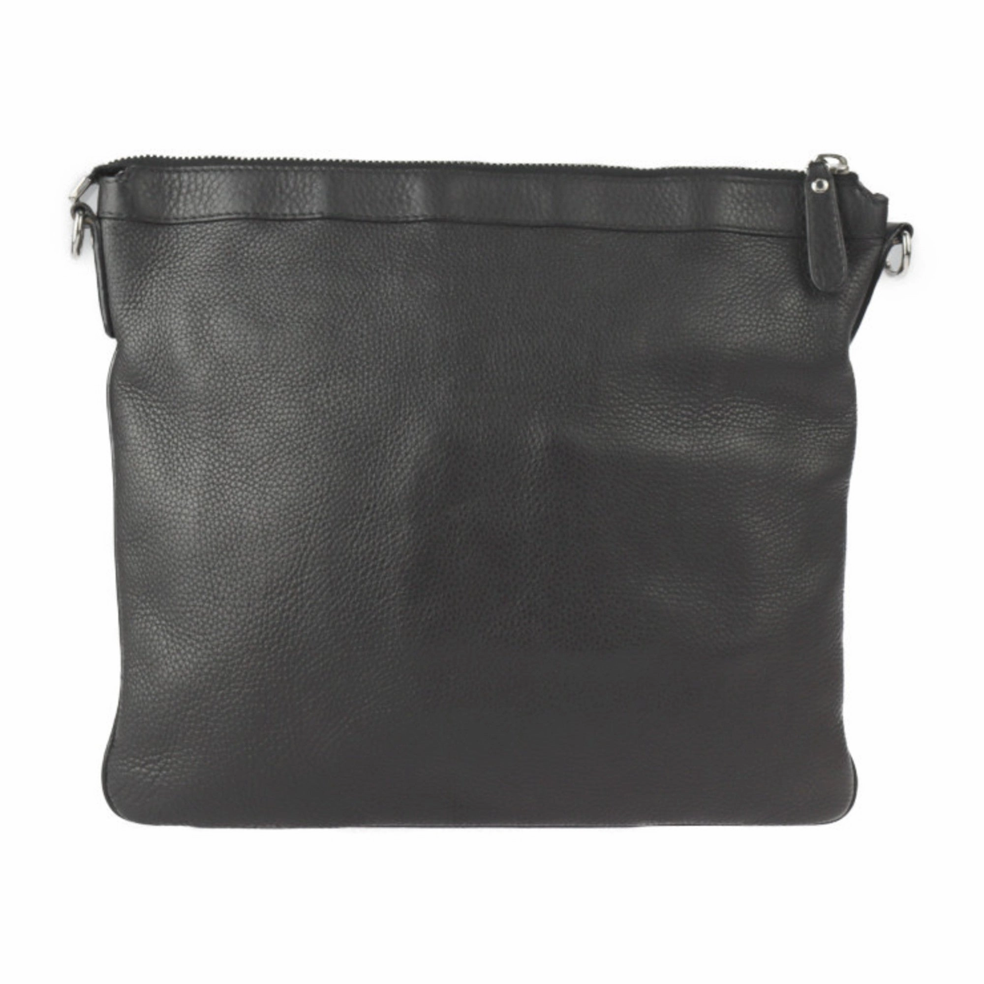 Gucci Black Leather Messenger Bag Shoulder Bag ()