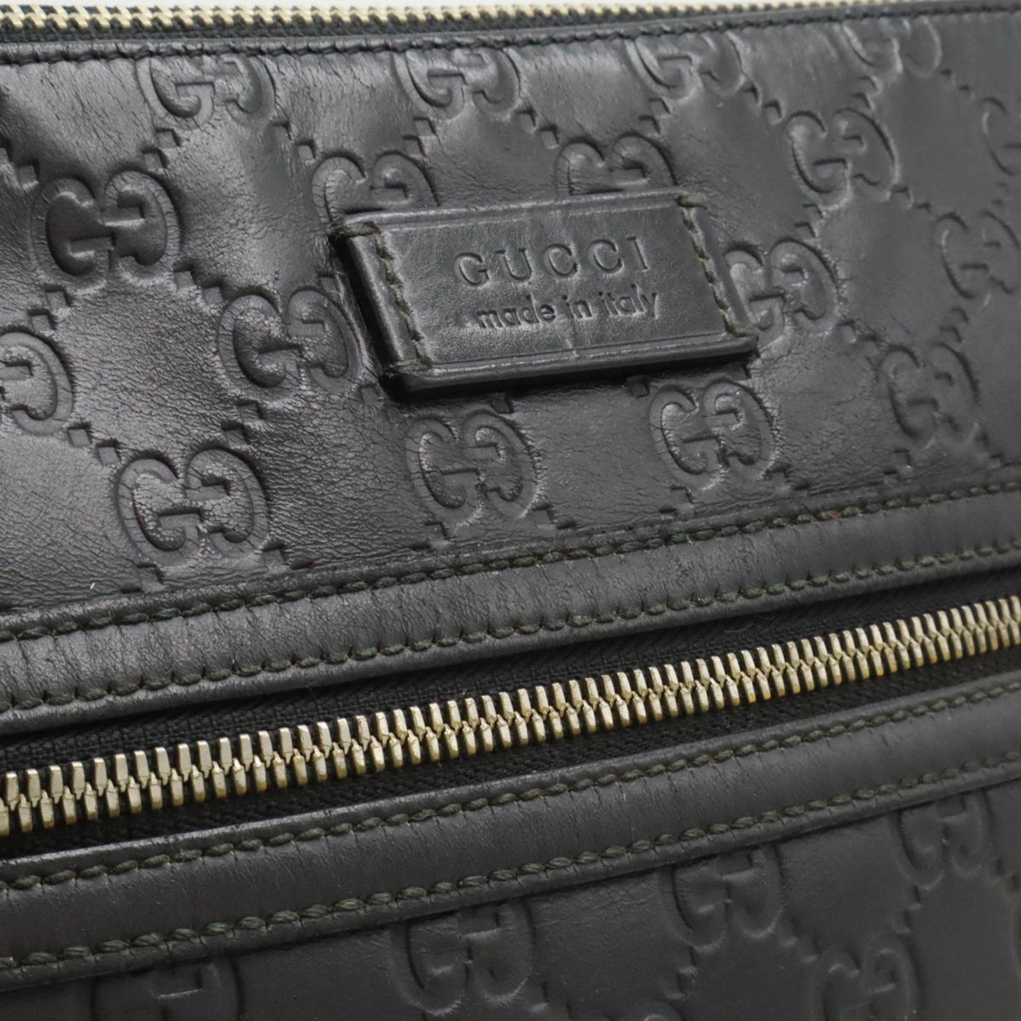Gucci Black Leather Shoulder Bag ()