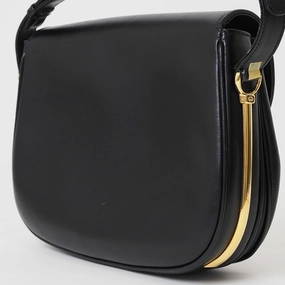 Gucci Black Leather Shoulder Bag ()
