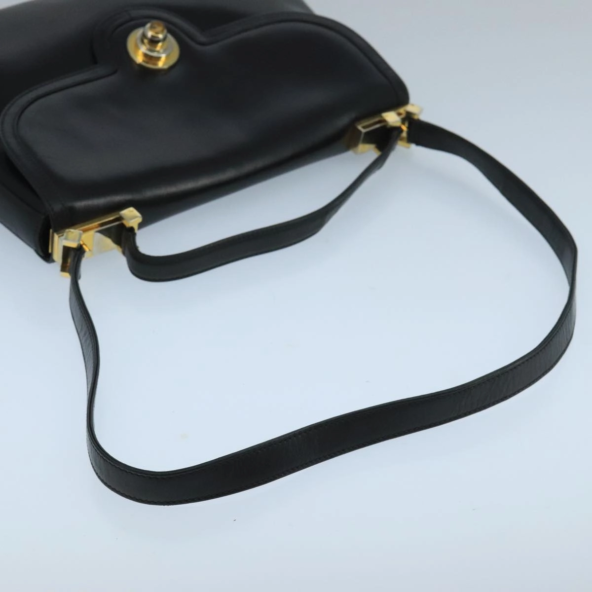 Gucci Black Leather Shoulder Bag ()
