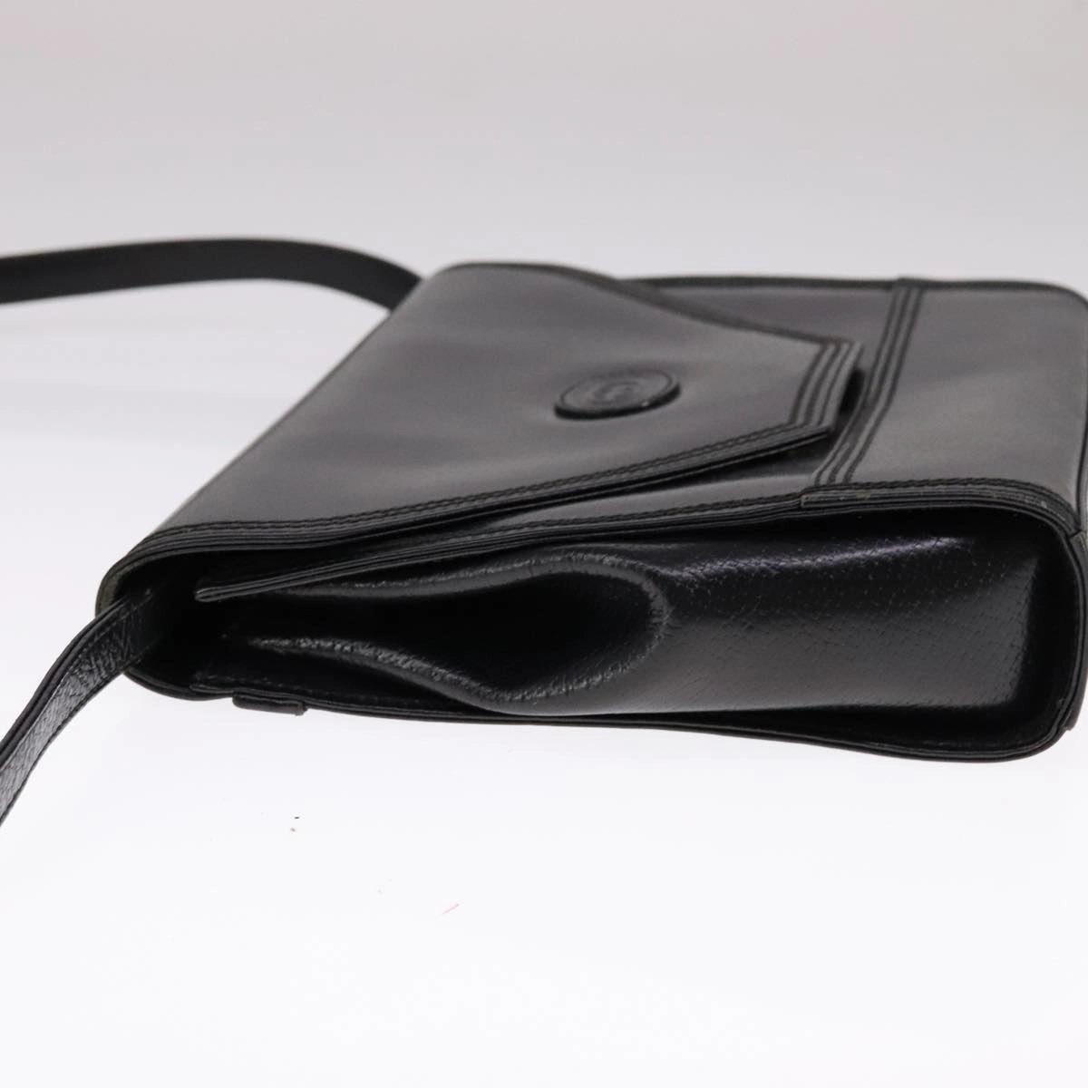 Gucci Black Leather Shoulder Bag ()