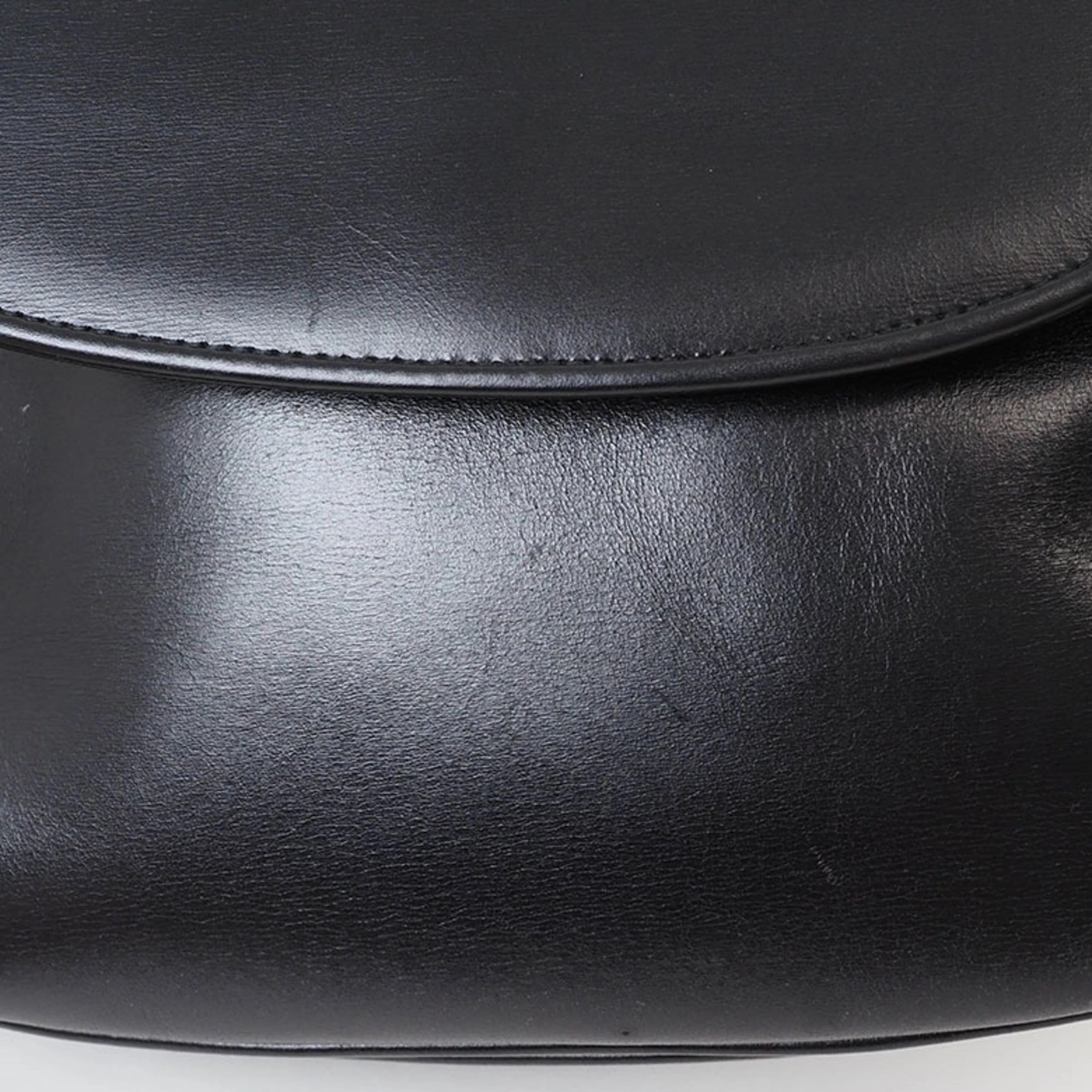 Gucci Black Leather Shoulder Bag ()