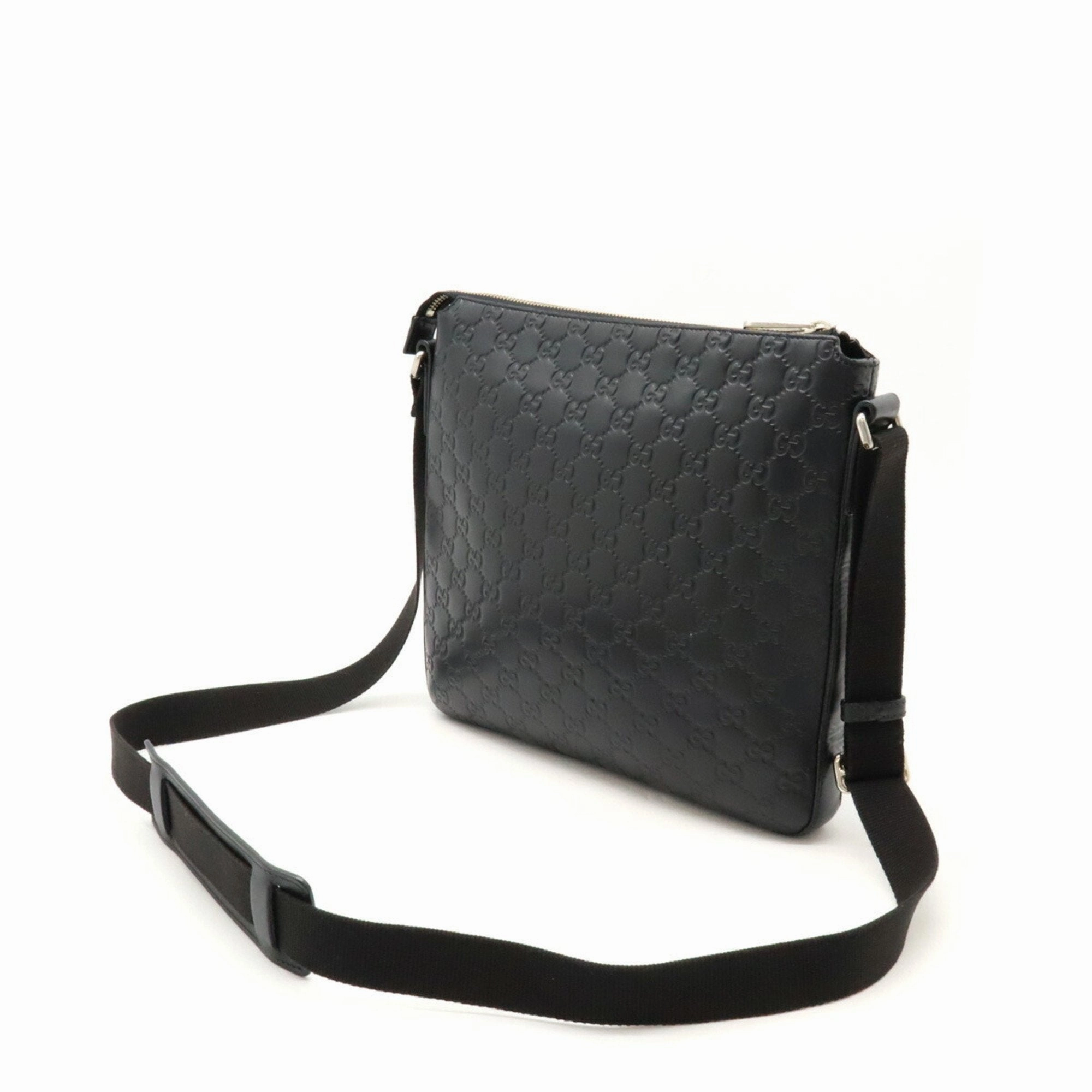 Gucci Black Leather Shoulder Bag ()