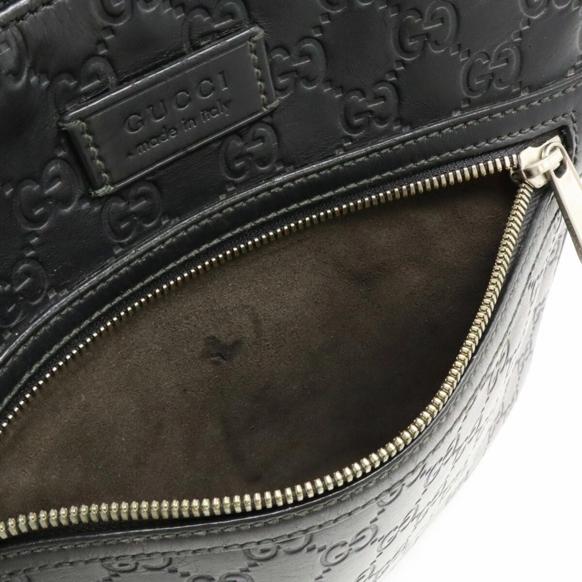 Gucci Black Leather Shoulder Bag ()