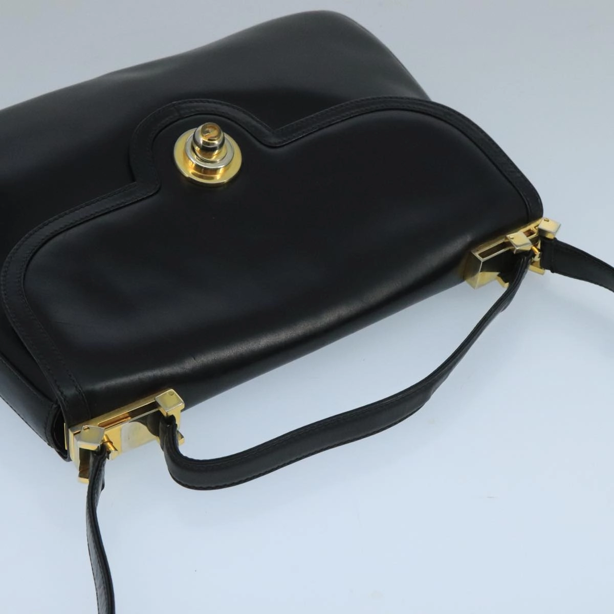 Gucci Black Leather Shoulder Bag ()