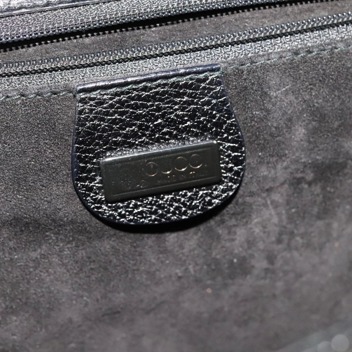 Gucci Black Leather Shoulder Bag ()