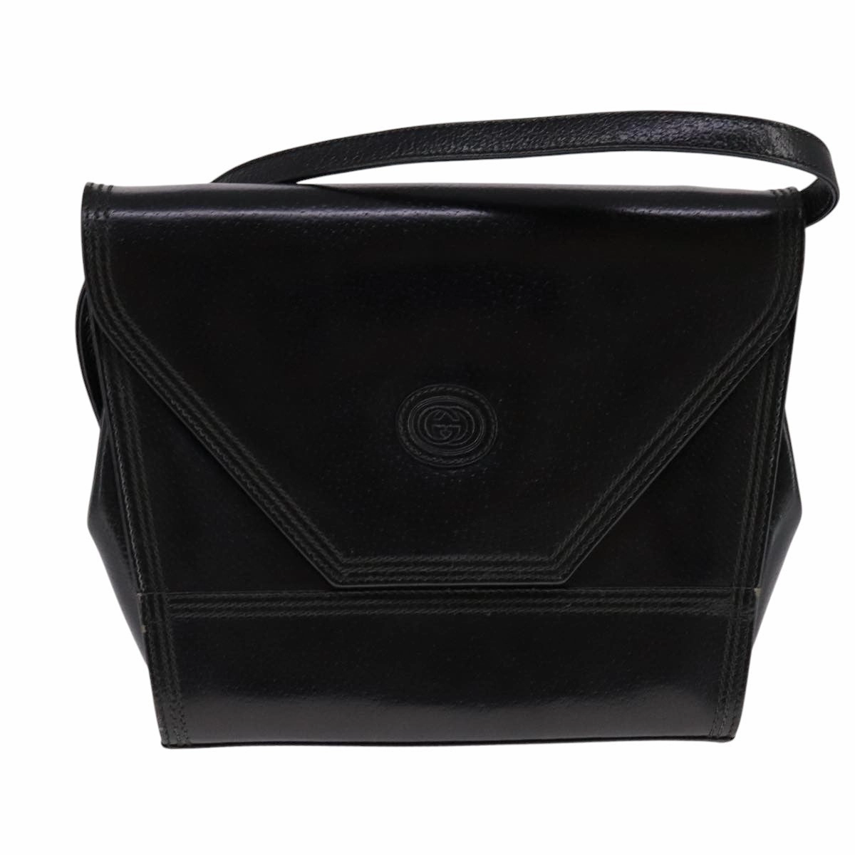 Gucci Black Leather Shoulder Bag ()