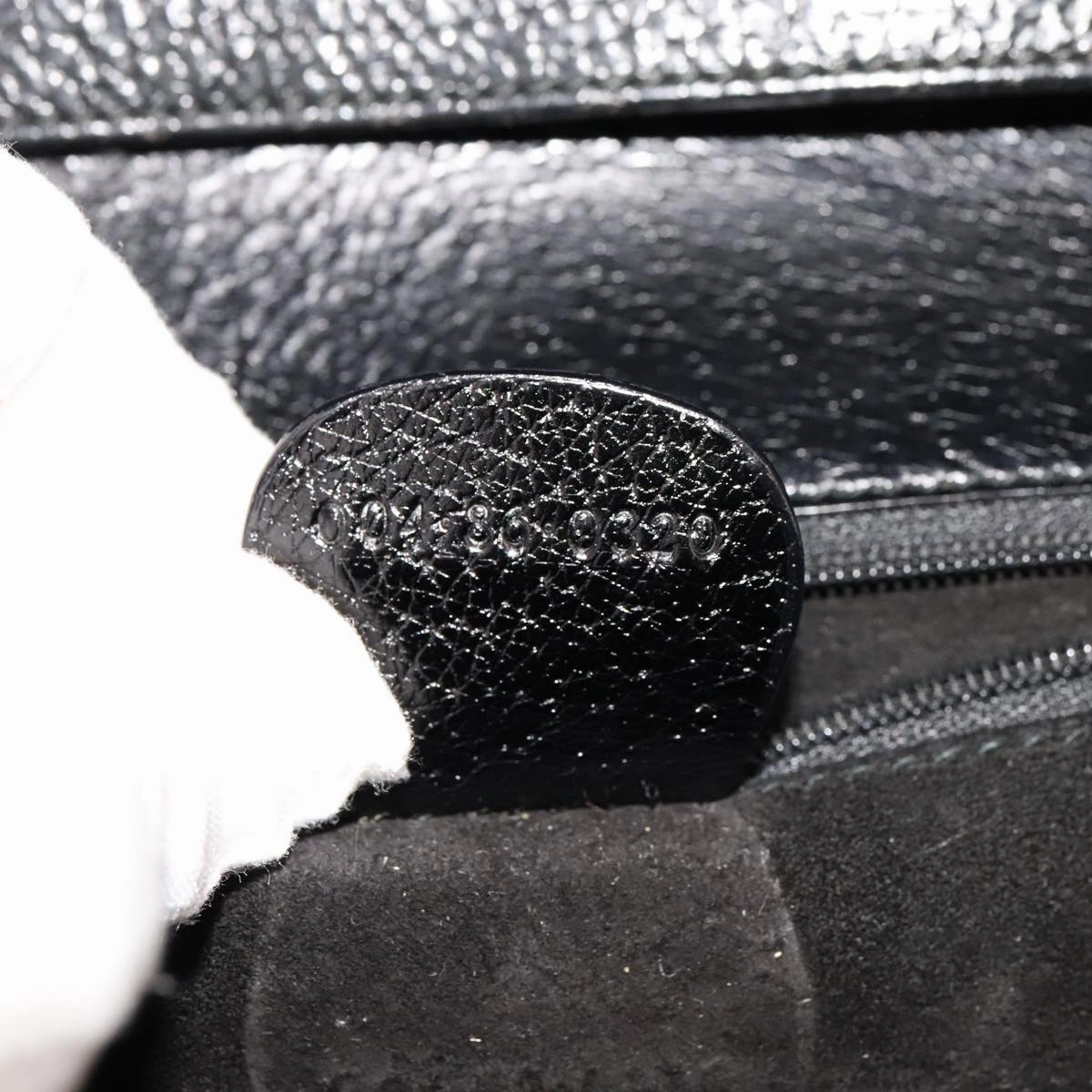 Gucci Black Leather Shoulder Bag ()