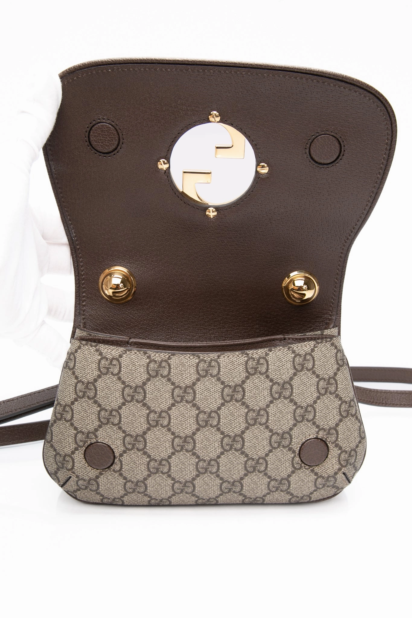 GUCCI Blondie Chain Linked Mini Shoulder Crossbody Bag (New)