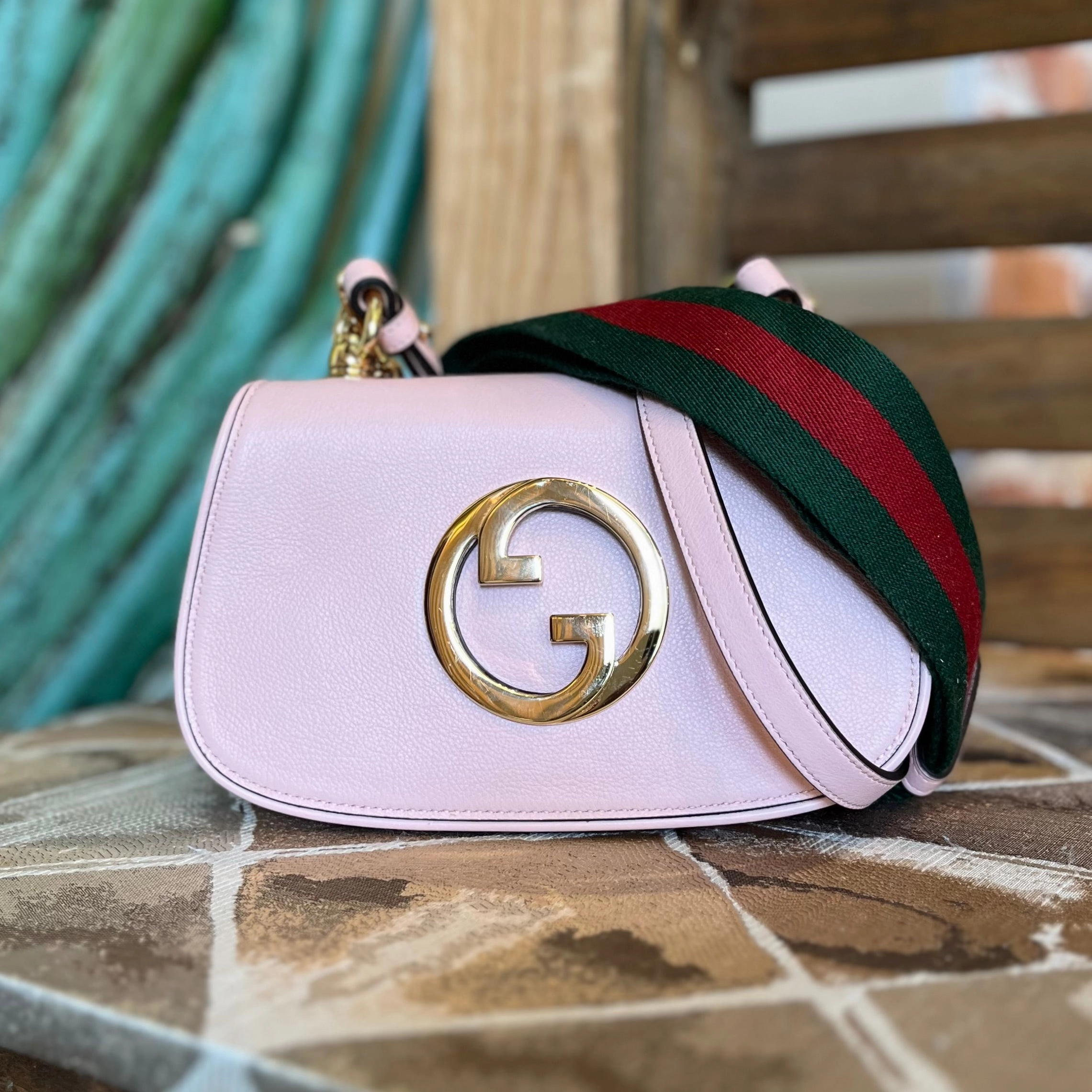 GUCCI Blondie Mini Roxy Calfskin Shoulder Bag