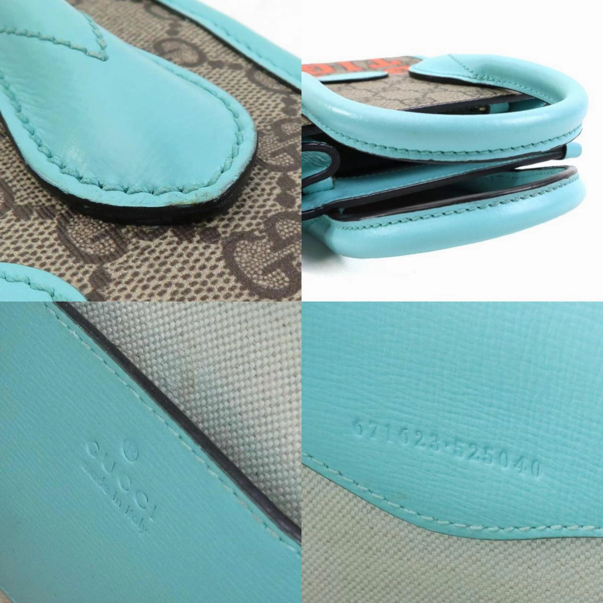 Gucci blue  Gg Supreme Handbag Shoulder Bag (Pre-Owned)