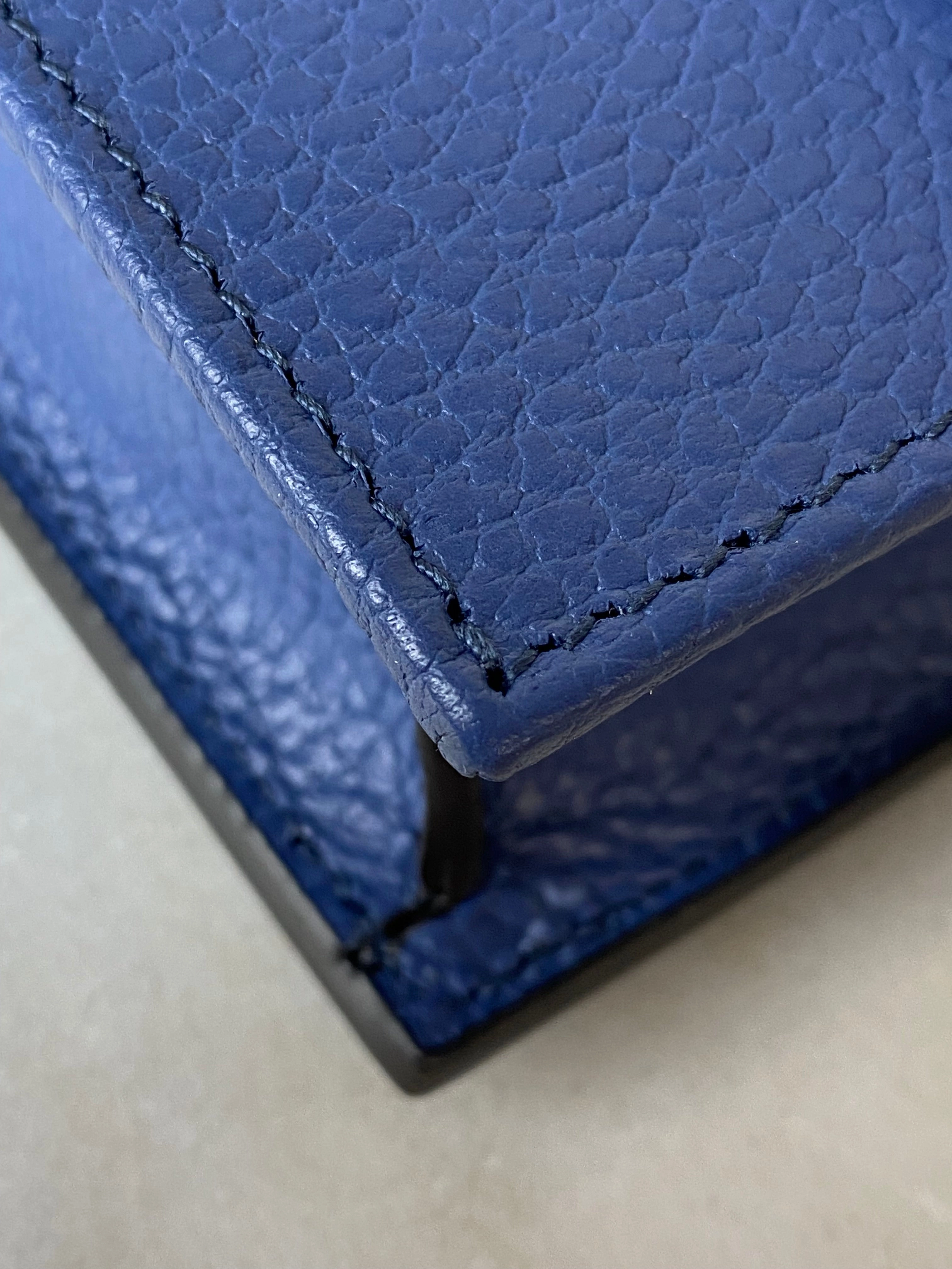 Gucci Blue Interlocking GG Shoulder WOC