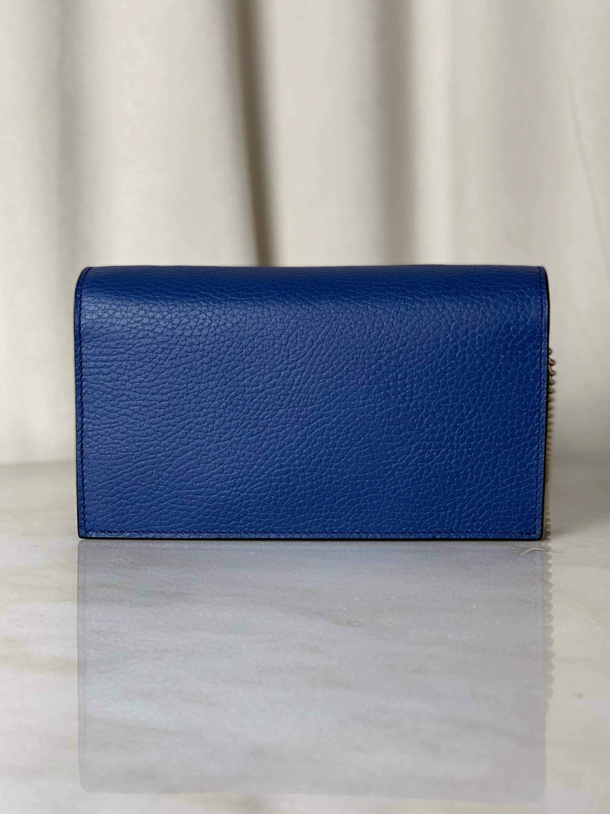 Gucci Blue Interlocking GG Shoulder WOC
