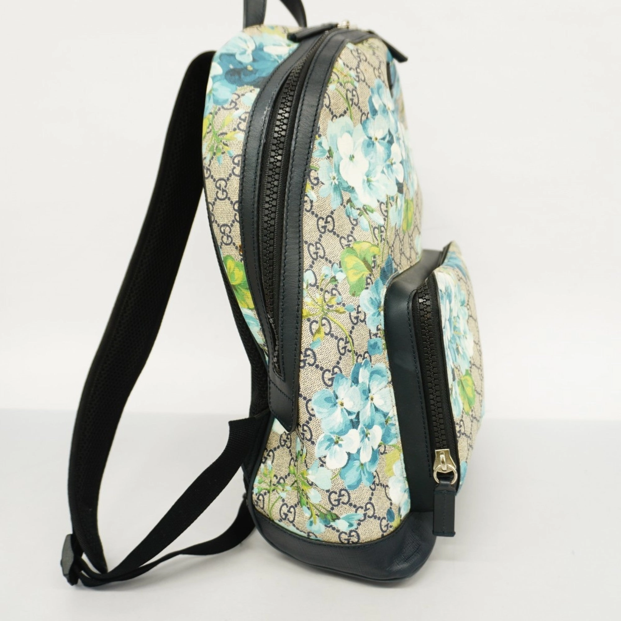 Gucci blue Navy Pvc Backpack (Pre-Owned)