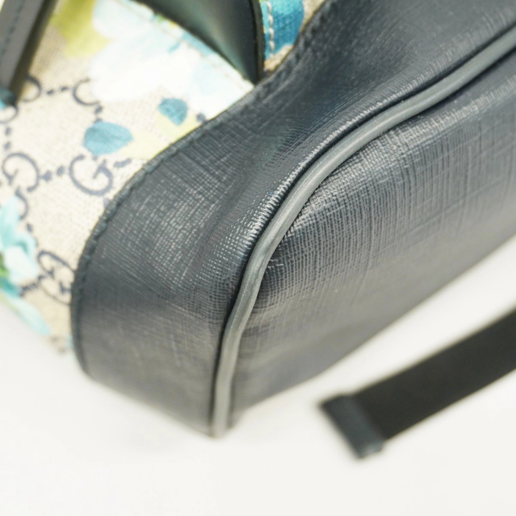 Gucci blue Navy Pvc Backpack (Pre-Owned)