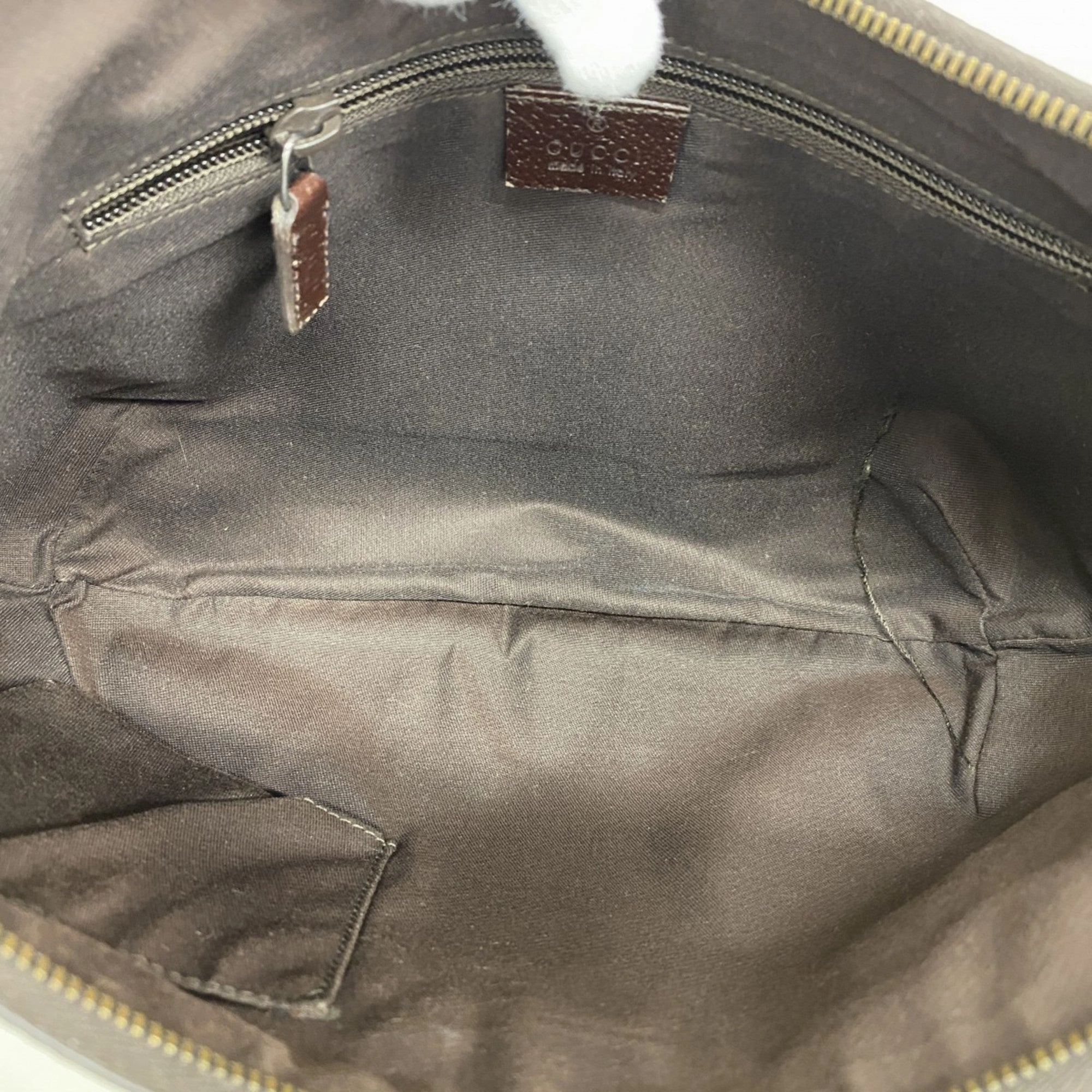 Gucci Brown Canvas Shoulder Bag ()