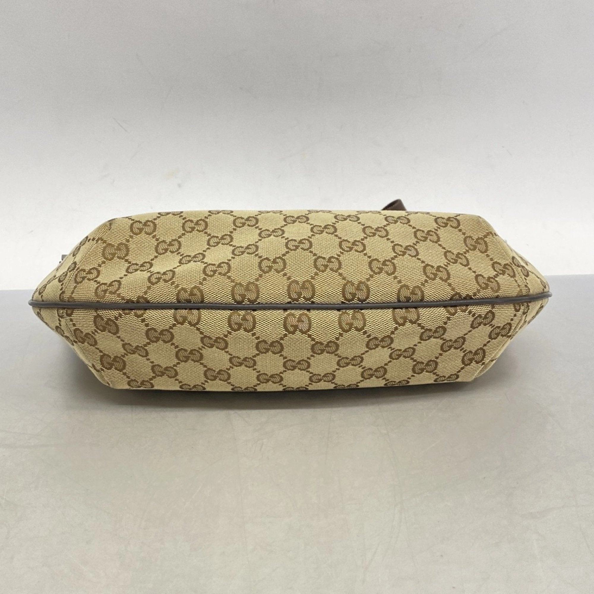 Gucci Brown Canvas Shoulder Bag ()