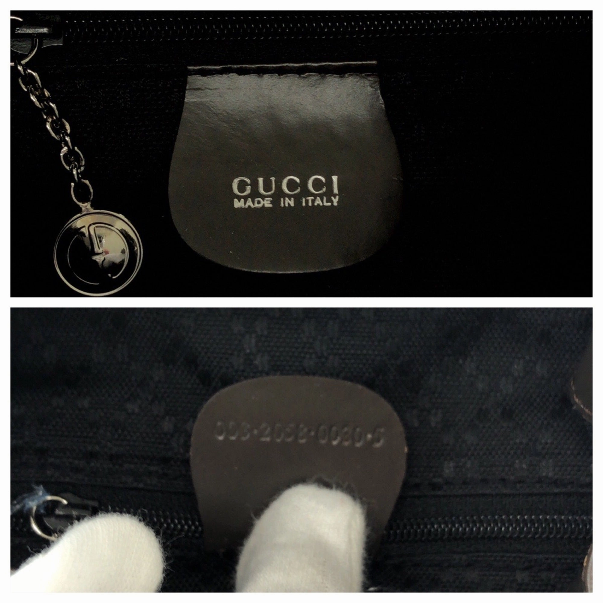 Gucci Brown Khaki Nylon Backpack ()
