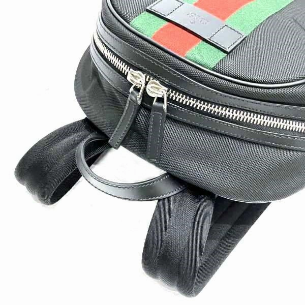 Gucci Canvas Leather Backpack 630917