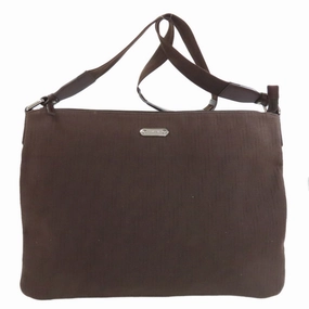 Gucci  Canvas Shoulder Bag (Pre-Owned)